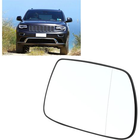 Beheizbarer Außenspiegel aus Glas für die rechte Seite des Jeep Grand Cherokee (2005–2010), Außenspiegel auf der Beifahrerseite (1/5)