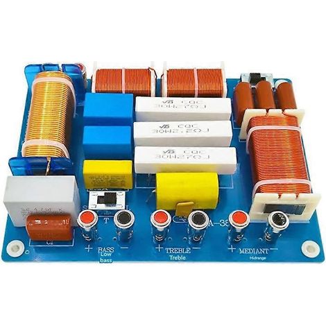 Convertisseur de fréquence 3 voies 800 W haute puissance avec diviseur de fréquence réglable PA-3803A (aigus, médiums, graves) (1/5)
