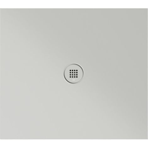 Receveur de douche rectangulaire en céramique 90x80x2cm, cenere mat