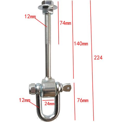 Outdoor swing chair hook, swing accessory, swing hook, indoor toy, outdoor load-bearing - bolt load-bearing swing hook 1 piece - hook (1/3)