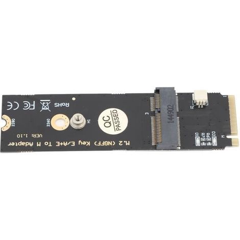 Adaptador de llave M.2 NGFF AE - WiFi Bluetooth - Compatible con AX200 AX201 AX210 - PCIe x1 USB2.0
