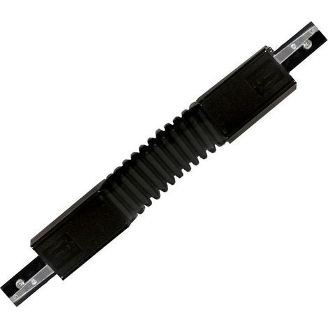 Connecteur flexible pour Rail Triphasé Noir - SILUMEN