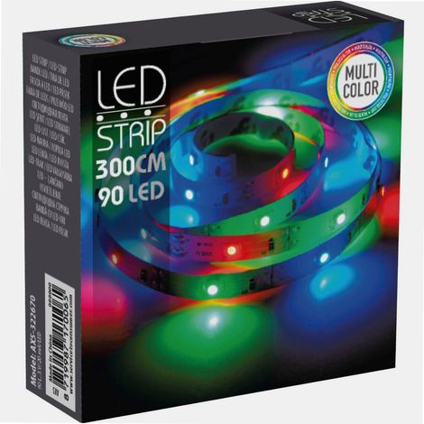 Striscia LED Multicolore 3 metri