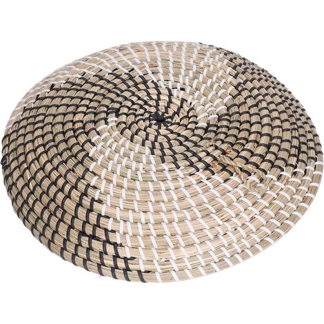 Dessous de plat tissé multifonction, motif tendance, finitions soignées, panier mural suspendu (1/5)