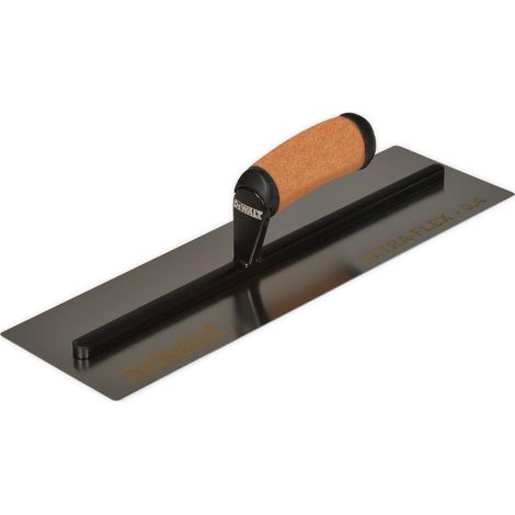 DeWALT 16"/406mm Glätt- Gipserkelle Edelstahl Ledergriff 120x406x0,4 für Putz 2-993