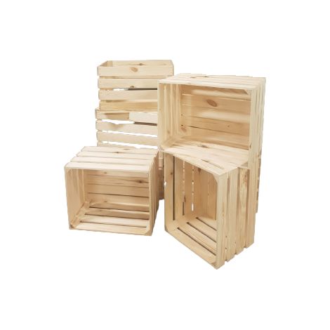 Scatola in legno 50x40x30, naturale PRODUTTORE
