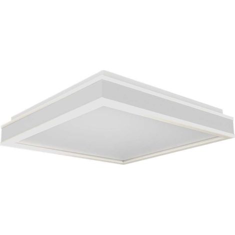 Lámpara de techo LED cuadrada V-TAC de 38 W, blanca, blanco natural