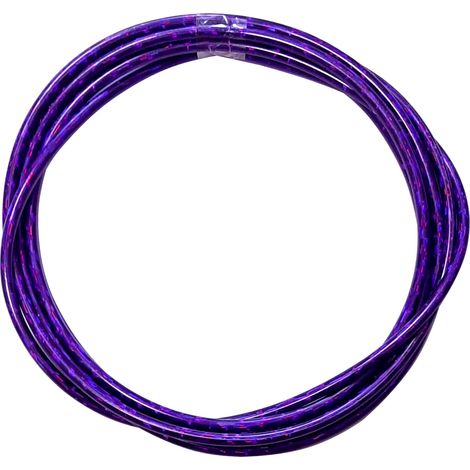cyclingcolors Guaina cavo bici teflon 5mm filo freno cambio bicicletta mtb corsa strada, Viola laser , 3m (1/3)