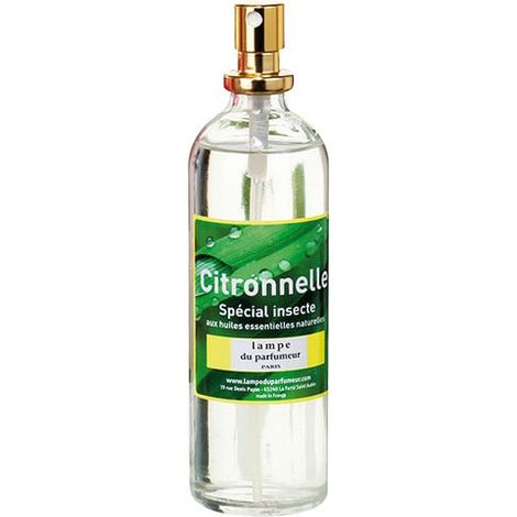 Vaporisateur Citronnelle Anti-insectes Répulsif Naturel, Parfum Frais Citronnelle. - Somat