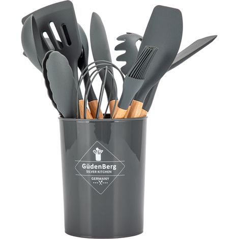 Juego de 12 utensilios de cocina en soporte E-6289 (1/5)