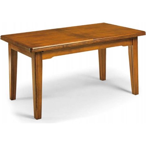 Tavolo da Pranzo Classico Allungabile in Legno Noce Dimensione Tavoli: 180 x 100 + 4 allunghe 45 cm