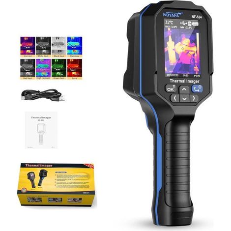 Caméra Thermique Portative 120×90 – Détection de Fuites d’Eau & Problèmes Électriques – Imagerie Infrarouge – Diagnostic