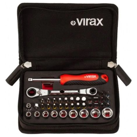 VIRAX 1/4" Set di chiavi a bussola compatte + inserti - 41 pz - 310400