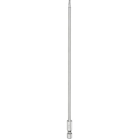 T10 Embout Tournevis Torx Tige Hexagonale 1/4" Longueur 8"(200mm) (1/5)