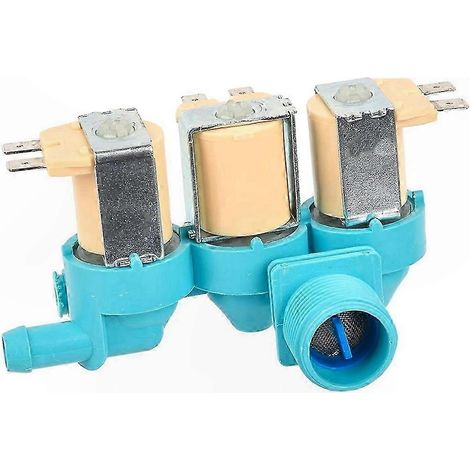 Soupape d'entrée d'eau pour machine à laver, remplacement compatible DC62-00311G, DC62-00311C, DC62-00266E, pièce détachée universelle. (1/5)