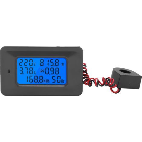 Moniteur électrique multifonctionnel, tension de courant numérique, compteur d'énergie, 110-250V