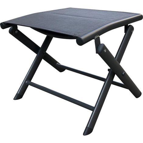 4 Stück Klapphocker Aluminium Gartenstuhl Sitzen Camping Liegen Angler Fußablage (1/4)
