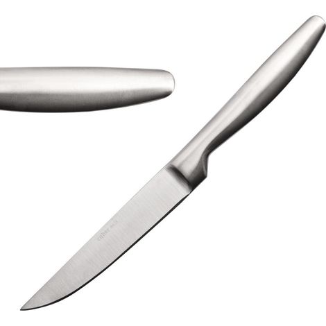 Couteau de Table 224 mm Inox Monobloc Satin - Lot de 6 - Comas