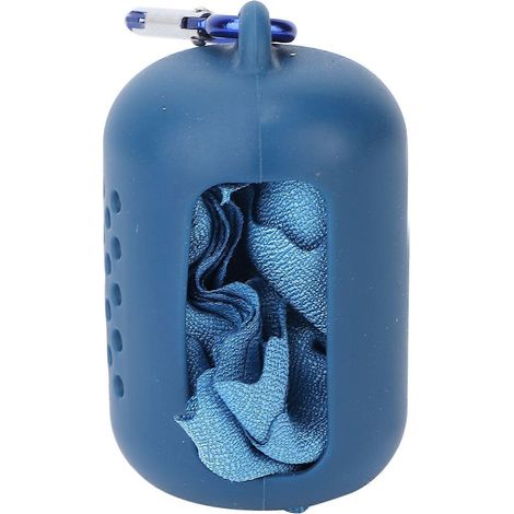 Kleines, schnelltrocknendes Kühlhandtuch aus weicher Mikrofaser, schweißabsorbierend, Sport-Kühlhandtuch, BlueYMMR (1/5)