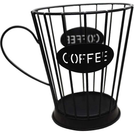 Aufbewahrungskorb für Kaffeekapseln, Organizer für die Küche-Black Small (1/5)
