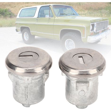 Cylindre de serrure et clé compatibles avec Chevrolet, GMC et Buick (vendus par paire) (1/5)