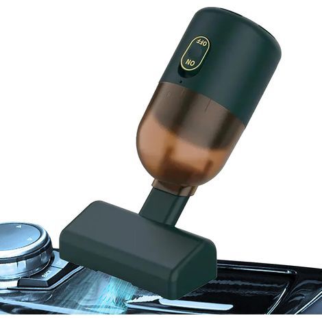 Manolyee Mini Car Vacuum Cleaner, Lightweight USB Rechargeable Vacuum - Portable Vacuum for Office, SUV, Truck, and Car Interiors, Home, Office, and Keyboard (1/5)