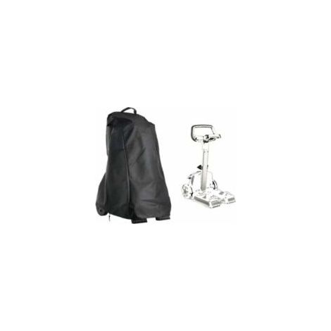 Funda para robots de piscina y jardín con asa y cordón ajustable, impermeable, fabricada en tejido Oxford 420D, negra, 56 x 66 x 107 cm - Crezuo