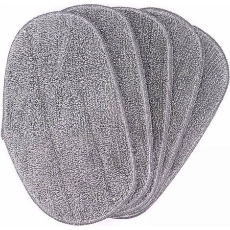 5-Pack Microfiber Replacement Cloths for Leifheit CleanTenso MUMU Steam Cleaner
