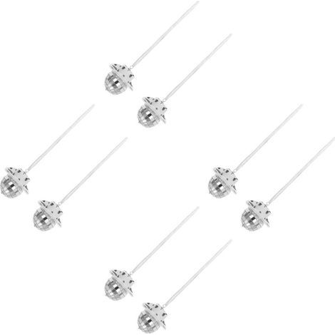 8Pièces Accessoires Suspendus Chapeau Cowboy Boule Miroir (1/2)
