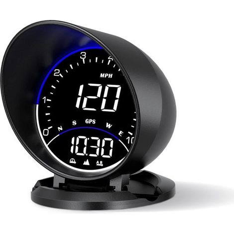 Tachimetro GPS universale con display head-up HUD per auto e avviso di velocità. (1/5)