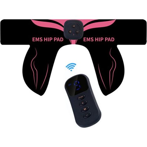 Estimulador muscular de glúteos, dispositivo de estimulación eléctrica por pulsos, 6 modos, 15 intensidades, recargable por USB, entrena y relaja los músculos glúteos, color rosa. (1/5)