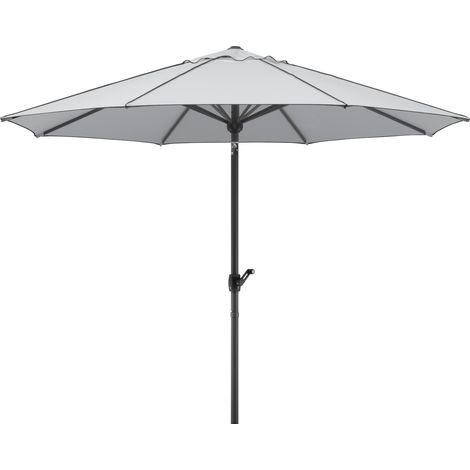 Schneider Sonnenschirm Adria silbergrau, ca. 300 cm Ø Marktschirm (1/5)