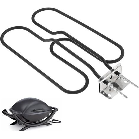 Élément chauffant de remplacement pour barbecues - Weber Q140 Q1400 - accessoires de barbecue Weber - Tube chauffant de barbecue (1/5)