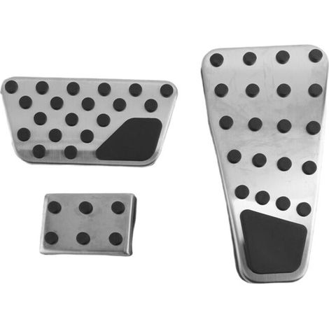 Gaspedal- und Bremspedalabdeckung sowie Fußpedalmatten-Set für Dodge Ram 1500, 2500, 3500 und 5500 Modelle der Baujahre 2011–2019.