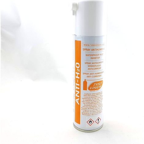Spray anti-umidità, evita gli effetti dell'umidità nei dispositivi elettrici, meccanici, marini, ecc. Tasovision ANTIH2O 250cc