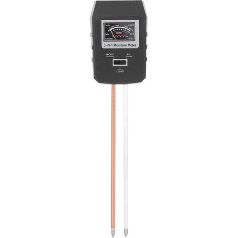 3-in-1 Bodenanalysator – Kunststoff + Legierung – Für Pflanzen, Gartenarbeit und Landwirtschaft – Einfache Bedienung (1/5)