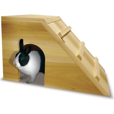 Cabina in legno K & F per coniglio Mocambo L: 31 cm AN: 20 cm a: 19 cm