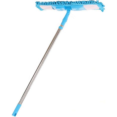 Mikrofaser-Wischmopp ManoMano MS-450 Edelstahl Große Fläche & 360° drehbar Verstellbare Länge Nass-/Trockenreinigung für alle Bodenarten (1/5)
