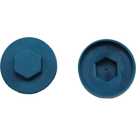 Jcp Fixings Ocean Blue Cover Caps 19mm - Box of 1000 (1/2)