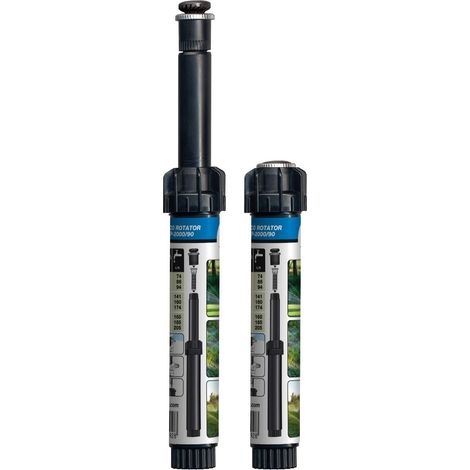 Hunter – Arroseur asperseur réglable 4 à 6,4m – Angle de pulvérisation 90° à 210° – Entrée 15x21 – Distribution uniforme