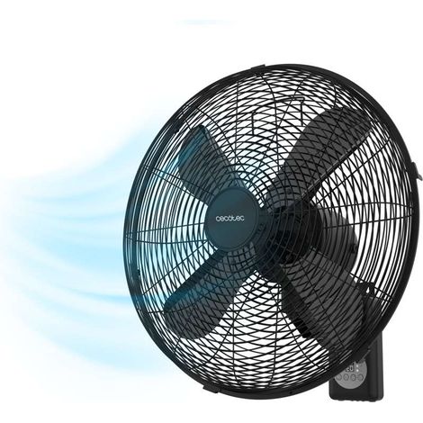 Ventilateur mural Cecotec EnergySilence 4500 avec commande murale, noir, Cecotec (1/4)