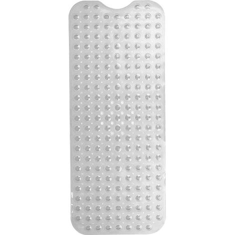 Tappetino anticaduta per vasca da bagno - Tappetino antiscivolo per doccia Tappetino per doccia massima aderenza - Tappetino antiscivolo per vasca da bagno - Trasparente 100x40 Rettangolare
