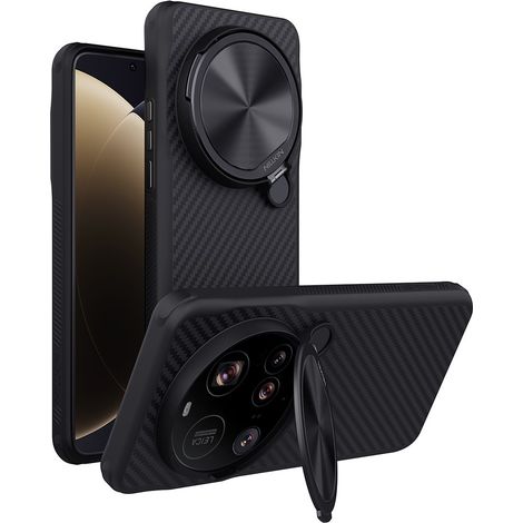 Xiaomi 15 Ultra Hülle, Nillkin Armor, Carbo Prop, für Magsafe, schwarz