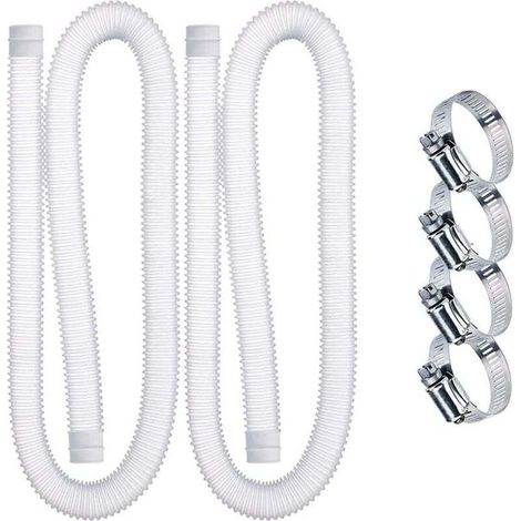 – Tuyau d'aspiration pour piscine 39 pouces – 1,25 pouces diamètre – Polyéthylène flexible résistant aux UV – Compatible pompes 330/530/1000 GPH (1/5)
