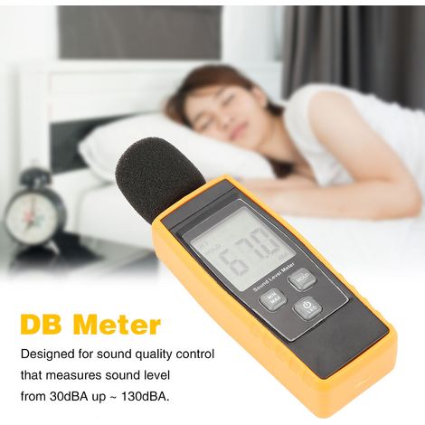 RZ1359 Digitales LCD-Schallpegelmessgerät (dB-Meter) Umgebungsgeräuschmessgerät (1/5)
