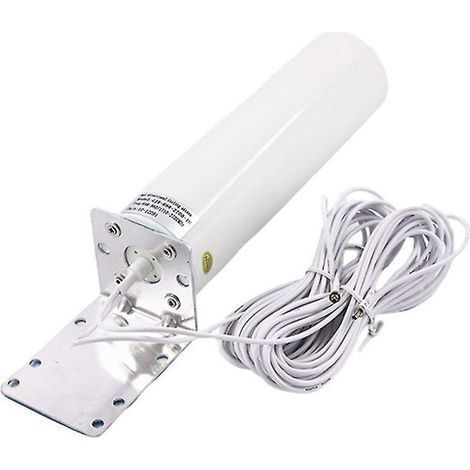 Antenna Wi-Fi 4G LTE omnidirezionale 12 dBi – Lunghezza 5 m – Connettore CRC9 maschio – Compatibile con router B315, E8372, E3372 (1/5)