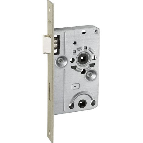 Serrure encastrée pour portes de WC ES WC L S 55 78 24-61767, argentée (1/2)