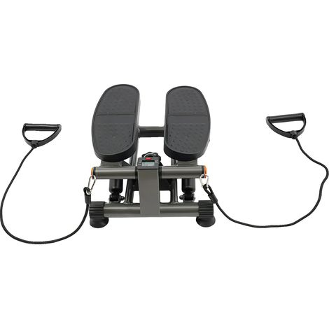 Schritt-Fitnessgerät, kompaktes Design, Ganzkörpertraining, schwarz (1/2)