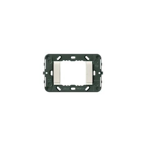 Vimar - Supporto 2 moduli rigato scatolainc. 3 moduli bianco 16722.B
