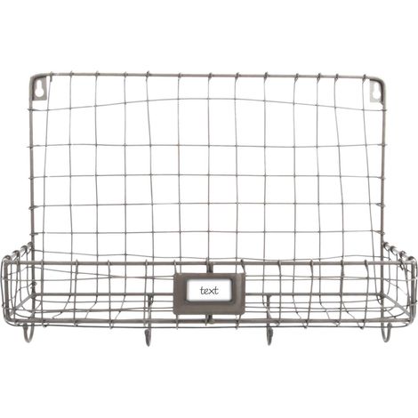 Panier mural- 1 compartiment - L 13,8 cm x l 39,2 cm x H 28,7 cm - Livraison gratuite (1/4)